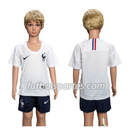 Camisetas Francia Niño Segunda Equipacion Mundial 2018